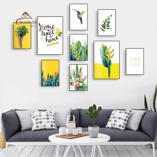 Bộ Tranh Treo Tường Trang Trí Nội Thất Hiện Đại - Ảnh 3