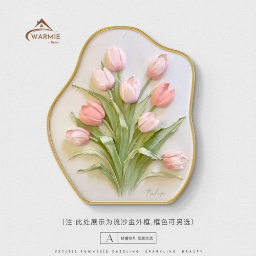 Tranh Treo Tường Hoa Vàng Nghệ Thuật – Vintage Warmie Decor - Ảnh 3