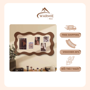 Bảng Nỉ Dán Tường Uốn Lượn INS –  Warmie Decor