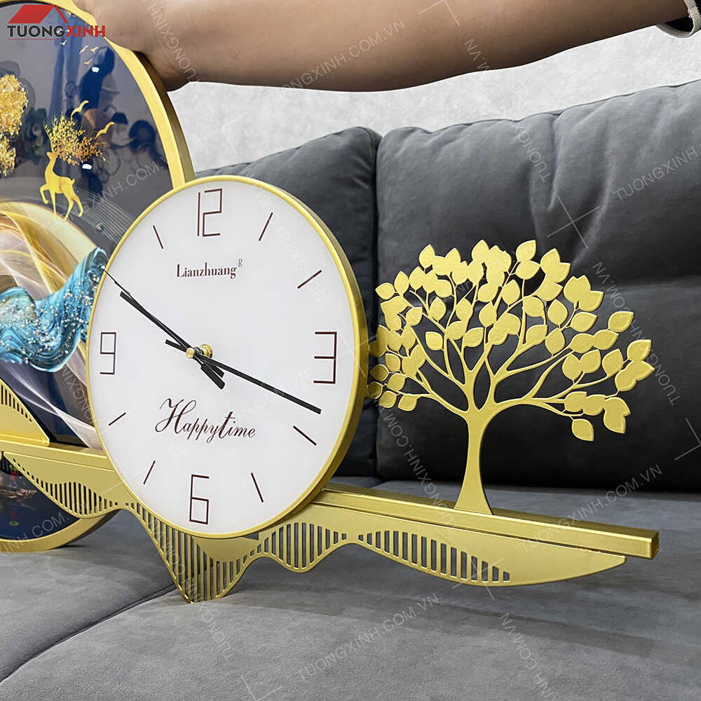 Đồng hồ decor theo không gian