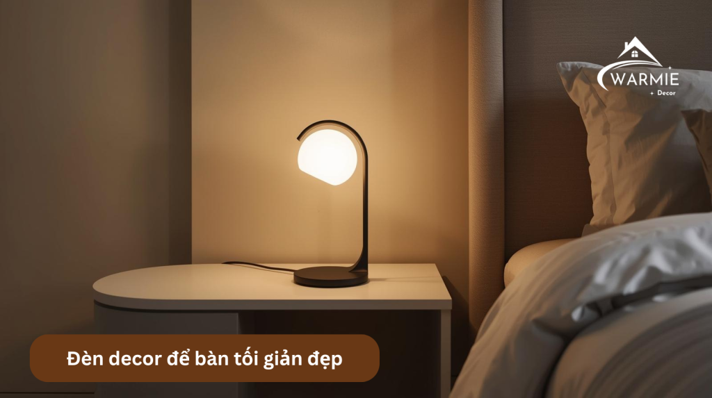 Đèn decor để bàn tối giản đẹp