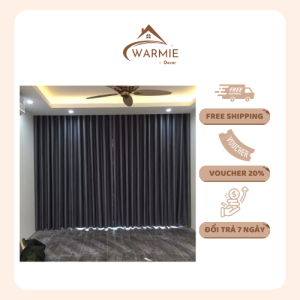 Rèm cửa màu ghi đậm nhiều kích thước