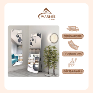 Gương soi toàn thân chống vỡ siêu nét có chân tựa