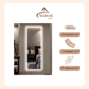 Gương LED Chữ Nhật Toàn Thân Cảm Ứng